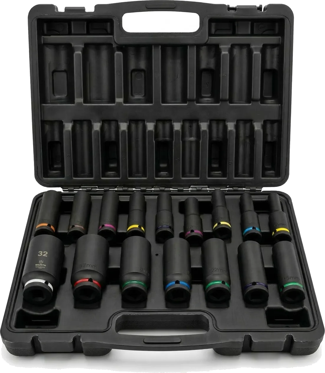 FTools Impact Socket Set 1/2 Inch, 16 Pieces