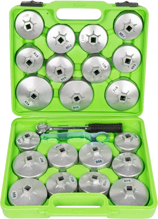 JBM Aluminium Oil Filter Cap Wrench Set, 23 Pieces