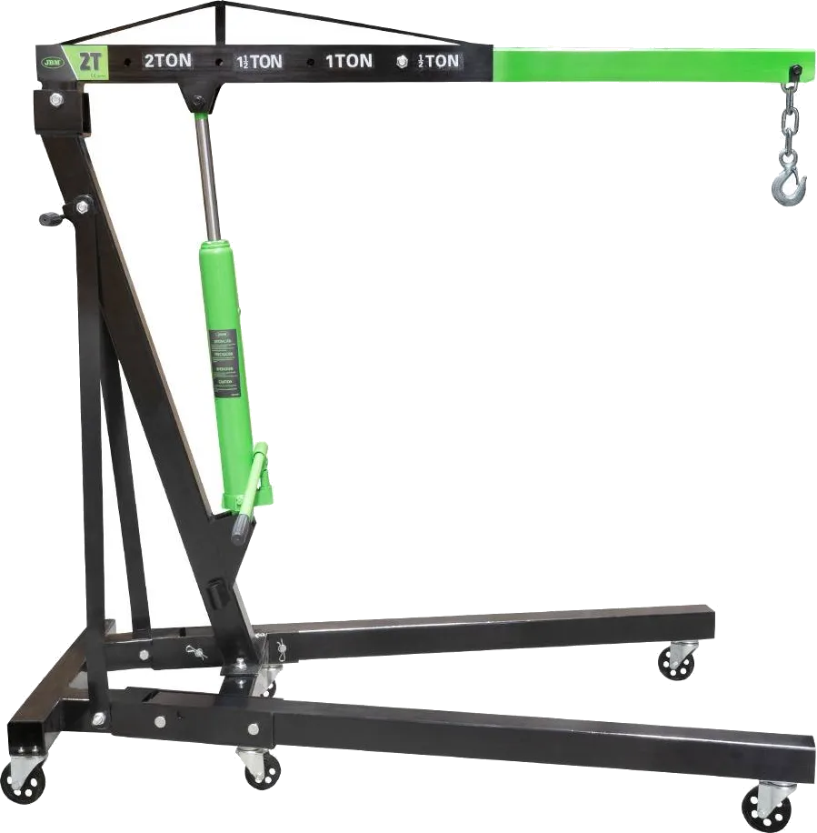 JBM Foldable Hydraulic Shop Crane, 2T