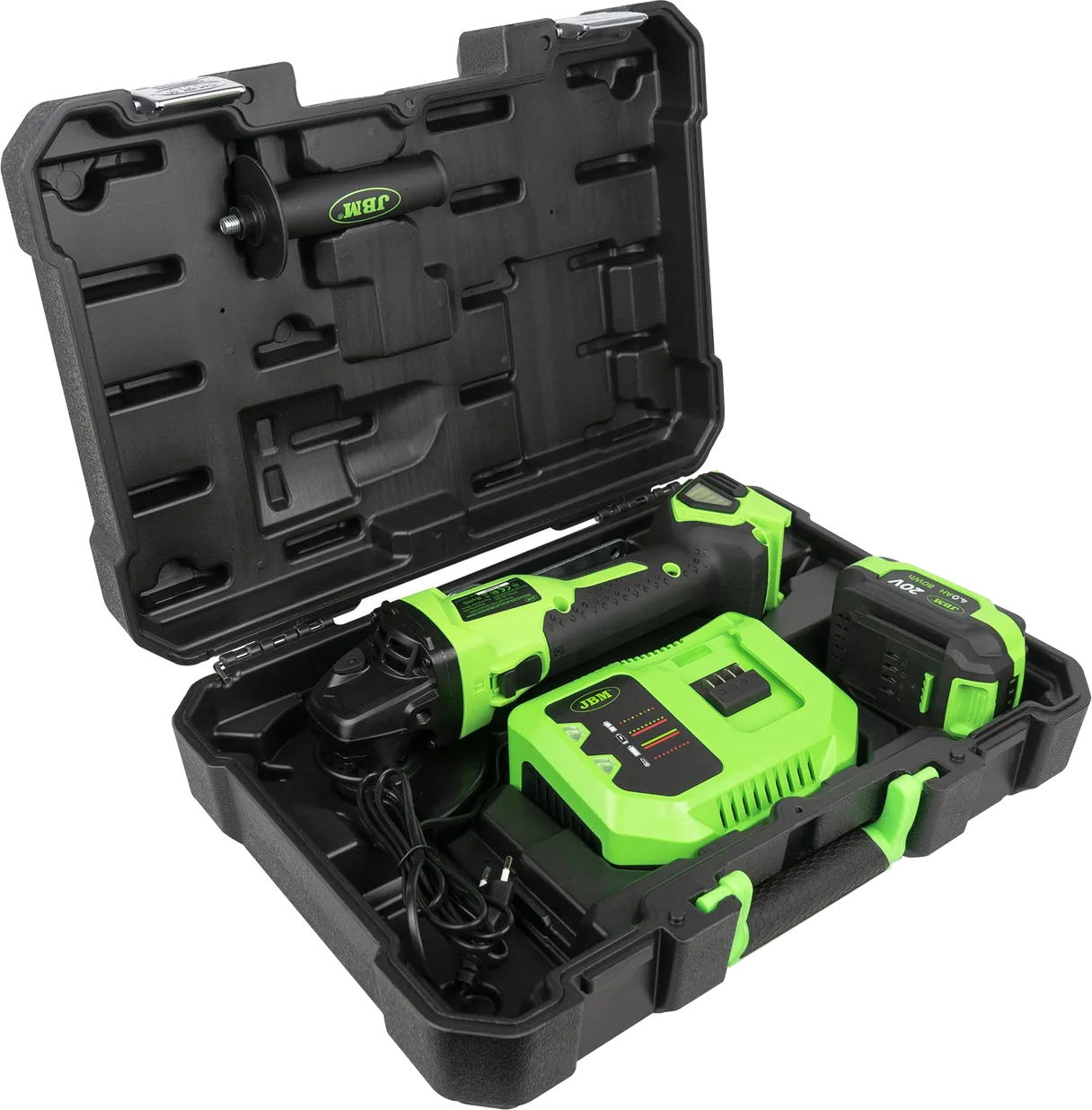JBM Brushless Angle Grinder Kit 125 mm, with Case