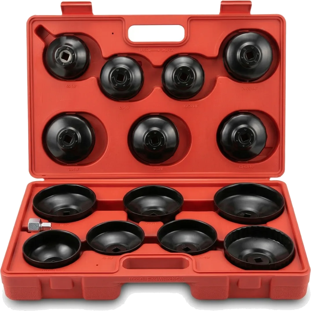 KraftMuller Oil Filter Socket Set, 14 Pieces