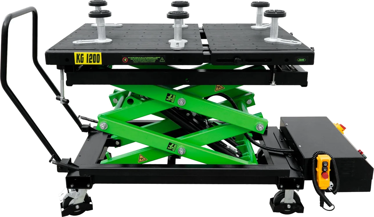 Handles the full EV battery weight range