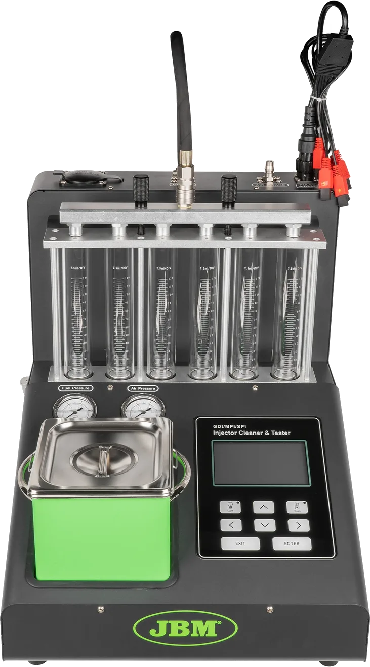 JBM Set: Diesel Injector Nozzle Tester with GDI/EFI Injector Cleaning and Testing Machine