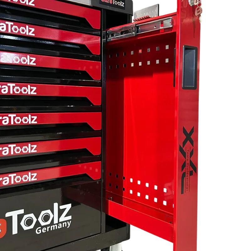 All seven drawers filled on arrival