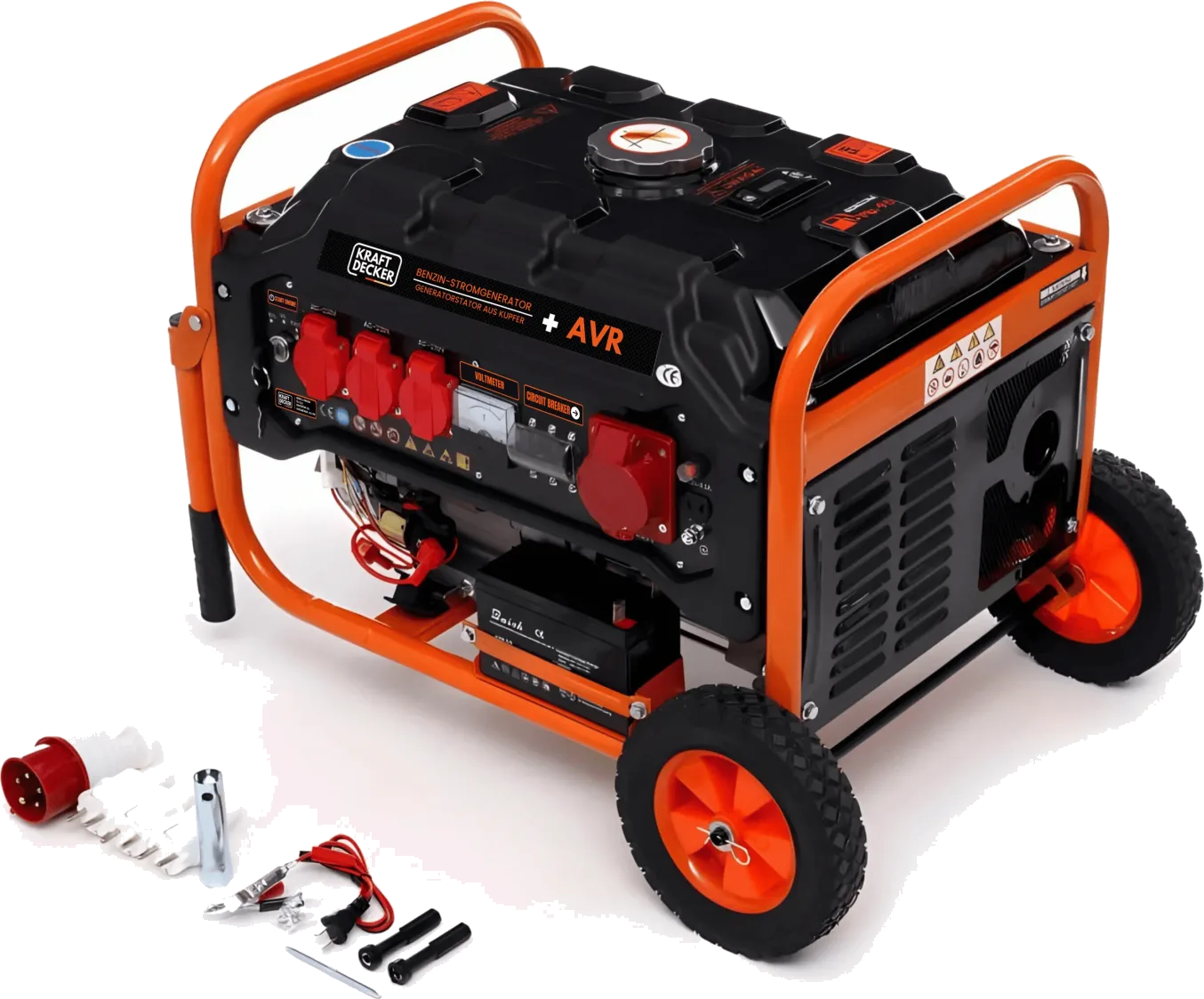 Soundproofed Petrol Generator 8.5 kW (8500W) with AVR
