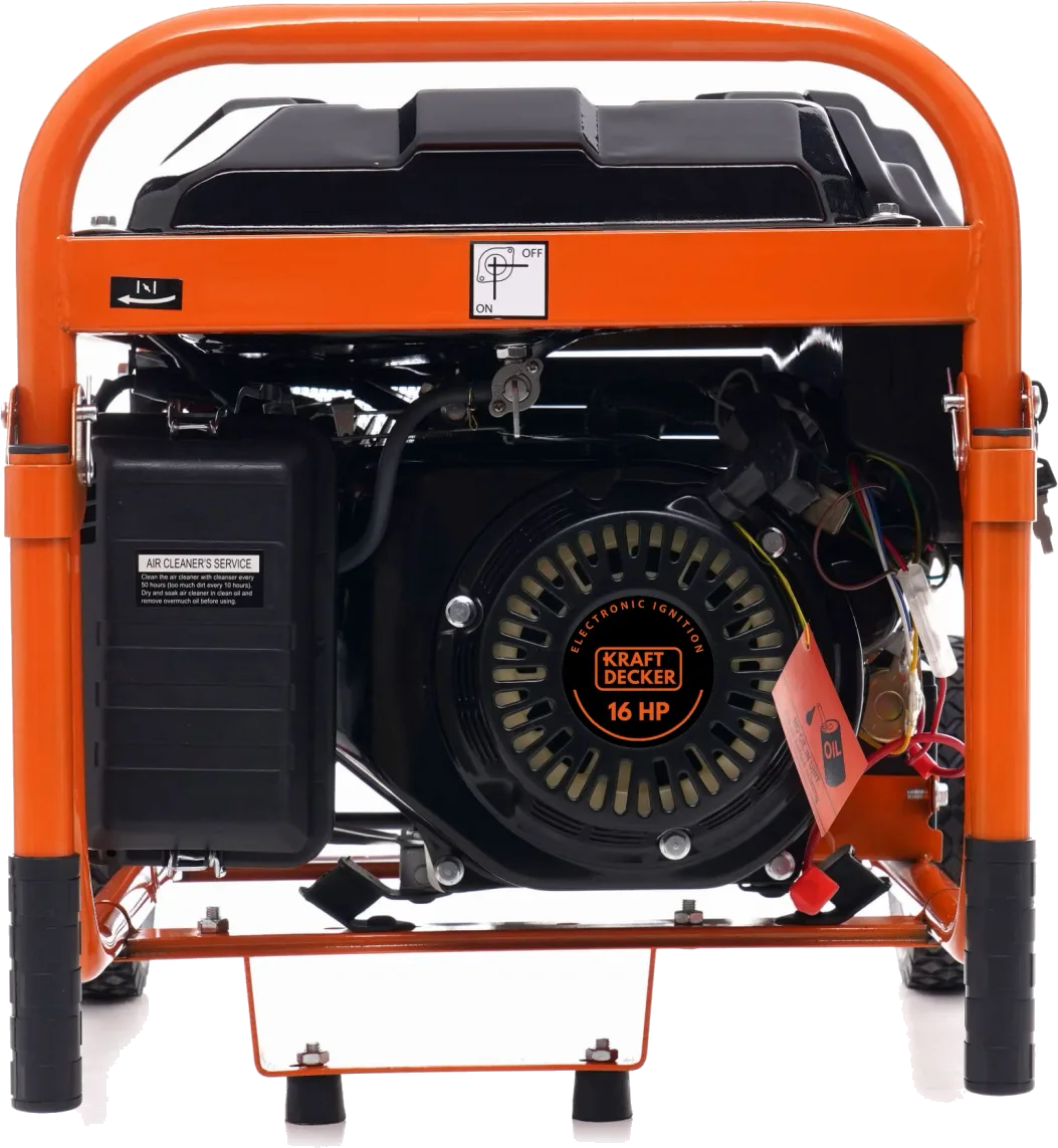 Soundproofed Petrol Generator 8.5 kW (8500W) with AVR (3)