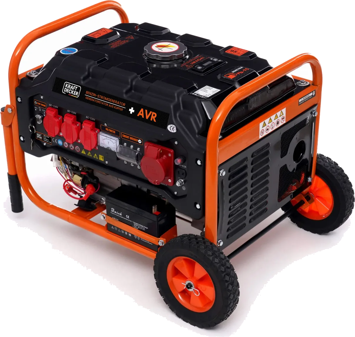 Soundproofed Petrol Generator 8.5 kW (8500W) with AVR (6)